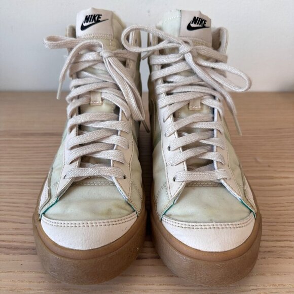 Men's Nike By You Size 6 Blazer Mid '77 Green White Retro Swoosh - Picture 5 of 13